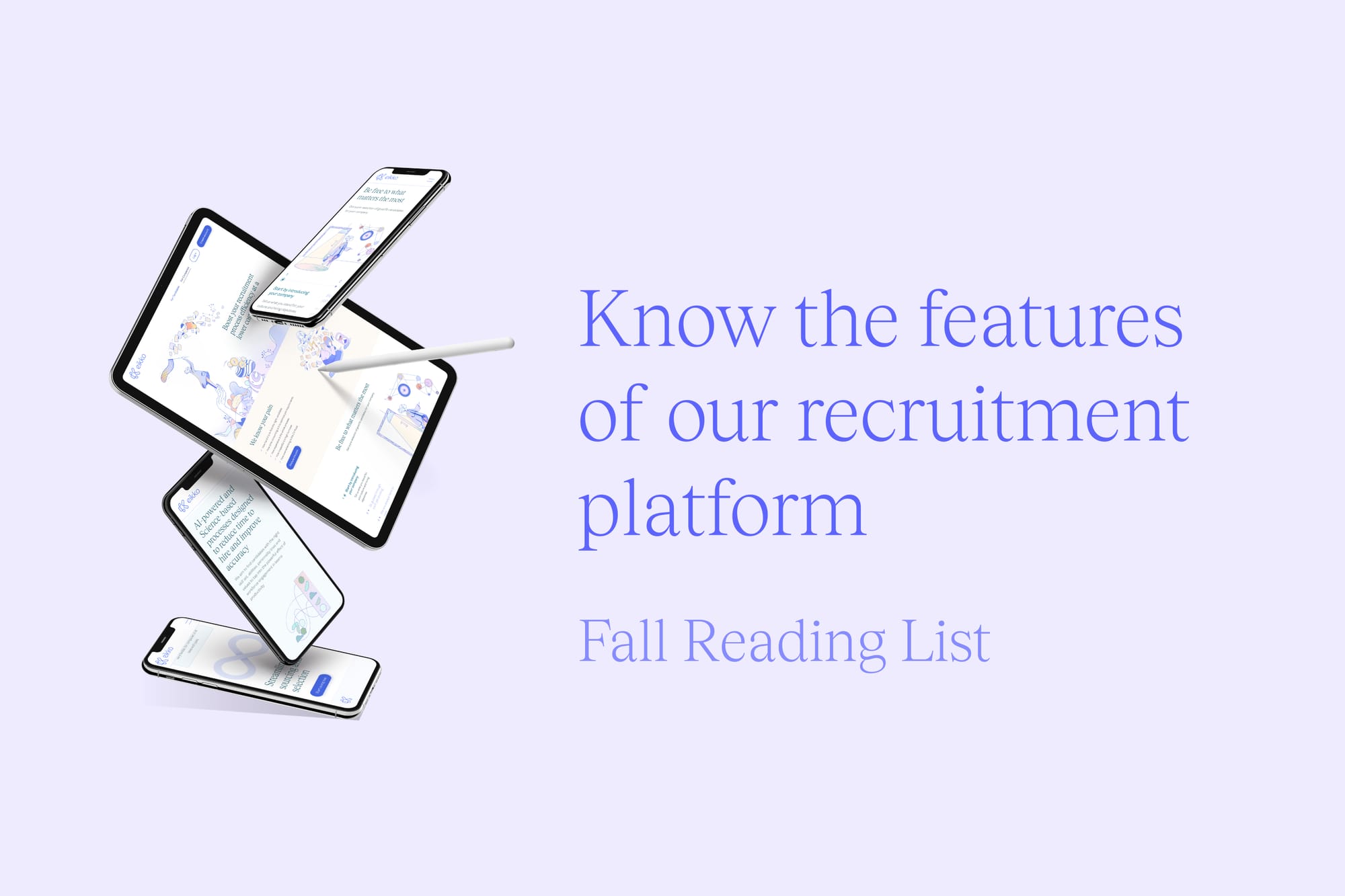 Discover how eikko’s recruitment platform work